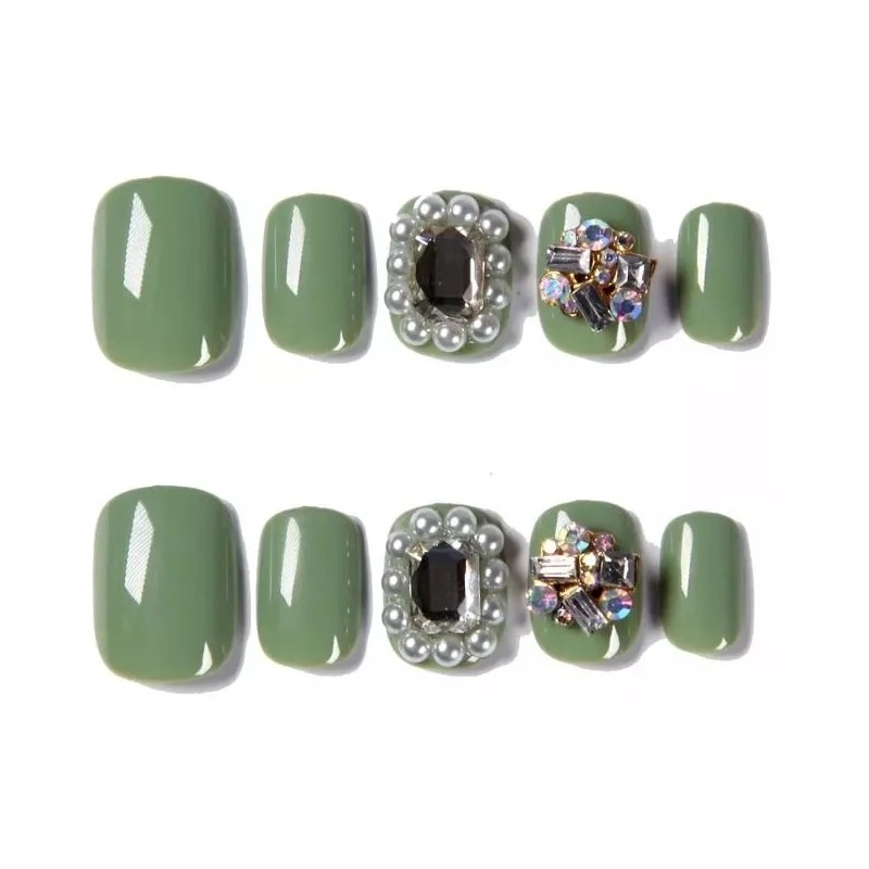 Press on nails uñas adhesivas postizas express Uñas Cortas Postizas