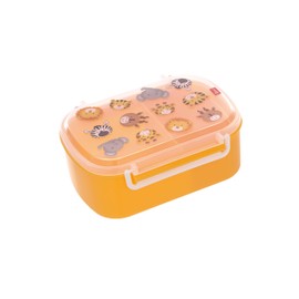 SIGIKID 25133 Zoo OnTour Lunchbox BPA-Free Girls and Boys Lunchbox Recommended from 2 Years, Yellow