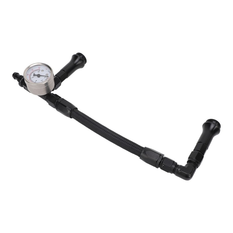 Fuel Line with Pressure Gauge Dual Feed Smooth Fuel Flow