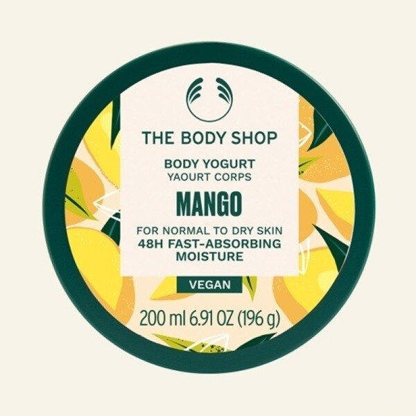 대구백화점 더바디샵망고 바디 요거트 / 대구백화점 더바디샵망고 바디 요거트