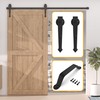 ZEKOO 8 FT Sliding Barn Door Hardware Kit, Sliding Door