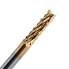 Carbide End Mills 1/8 Inch Screwed Shank Titanium Coated PCB