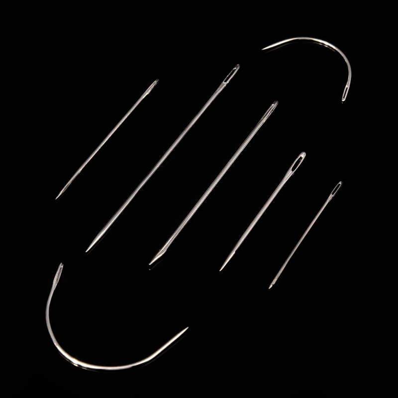 Matory 7pcs Upholstery Sewing Needles Set Hand Repair Curved Carpet