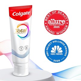Colgate Total Whitening Pasta de dientes con flúor, paquete de 4 unidades, 5.1 onzas | Mint Flavor, Anticavity, Antigingivitis, Antisensitivity Toothp