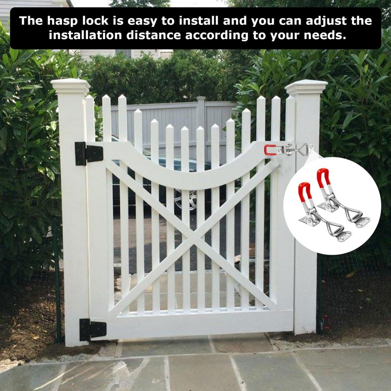 Toggle Latch Clamp 4001,2 Pack Toggle Hasp Latches For Smoker