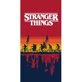 Jerry Fabrics Stranger Things 100% Cotton Beach Towel Perfect for Swimming Pool, Bathroom, Sport (25TW013)