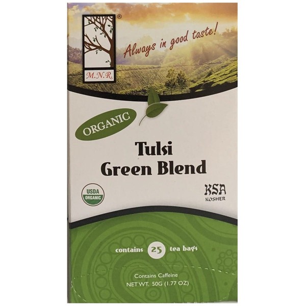 Always In Good Taste Tulsi Tea Green Blend 25 Tea Bags