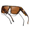 kimorn Polarized Sunglasses Fit Over Glasses for Men Women, Oversized