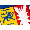 PHENO FLAGS Schleswig-Holstein Flag - Federal State Flag with Brass
