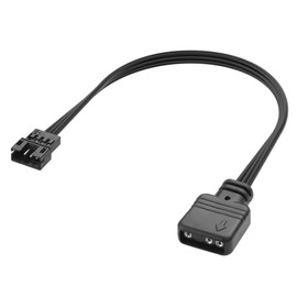 YAODHAOD 5V ARGB auf 4/6 Pin Fan Controller-Adapter 2PCS，für kompatibel mit Coolmoon EZDIY-FAB Piratenschiff RGB Fan Hub,Weitere 4-6 Pin PC-Lüfter und LED-Geräte (3Pin auf PH2.0 4Pin Stecker)