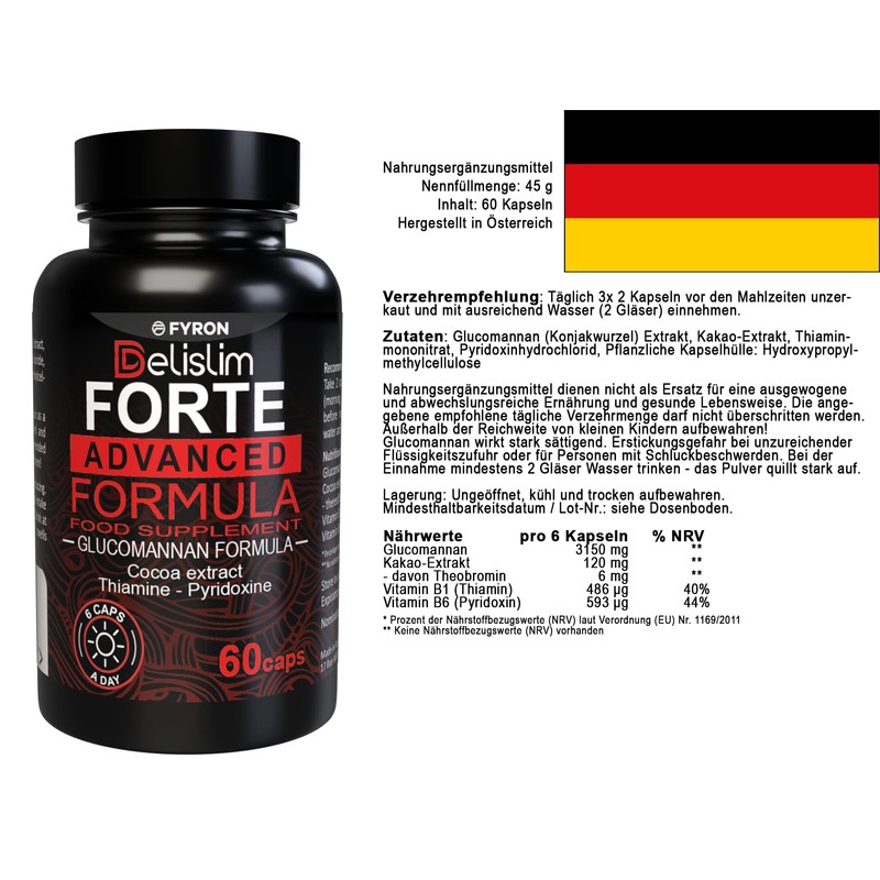Delislim Forte - 120 Kapseln, 2er Pack
