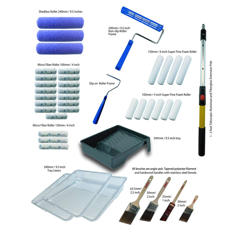 Painters Dream 42-Piece Painters Interior House Painting Tool Kit –