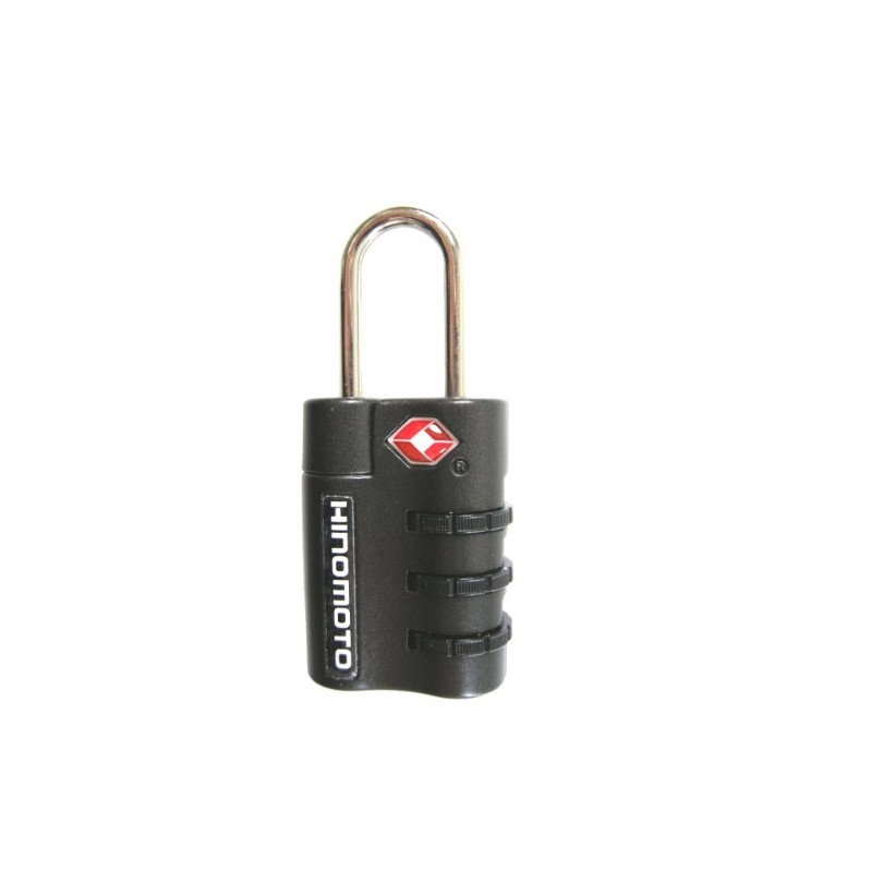 TSA Combination Padlock Black 222604
