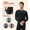 DAVID ARCHY Men’s Lightweight Thermal Underwear - Breathable Comfort for