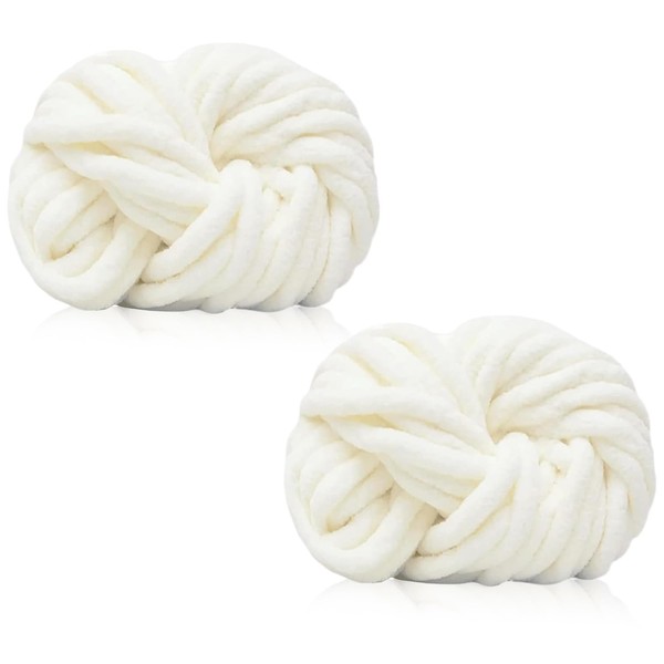 Duscdesp 500 g (2 x 250 g) Thick Wool Yarn,