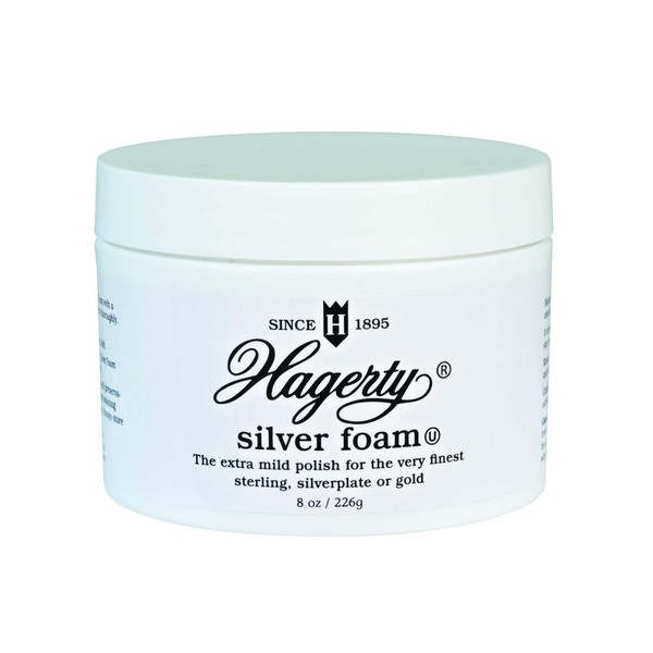 Hagerty 11070  8-Ounce Mild Silver Polish, White