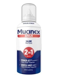 Mucinex Sinus Saline 2-in-1 Nasal Spray 4.5oz