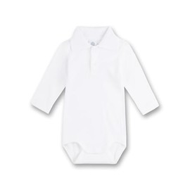 Sanetta Unisex Baby Bodysuit 321702, White - Weiß (10), UK 0 - 3 Months
