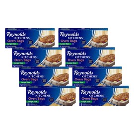 Reynolds Oven Cooking Large Size for Meats & Poultry (up to 8-Pounds) (5 Count, Pack of 8)
