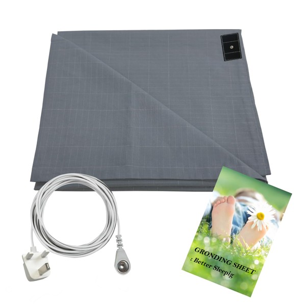 Grounding Bed Sheet with UK Cord, 36 * 91 inch,