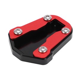 CNC Aluminum Alloy Extension Pad Anodized Motorcycle Stand Replacement Pad for CRF300 CRF300L Rally 2021 2022(Red)