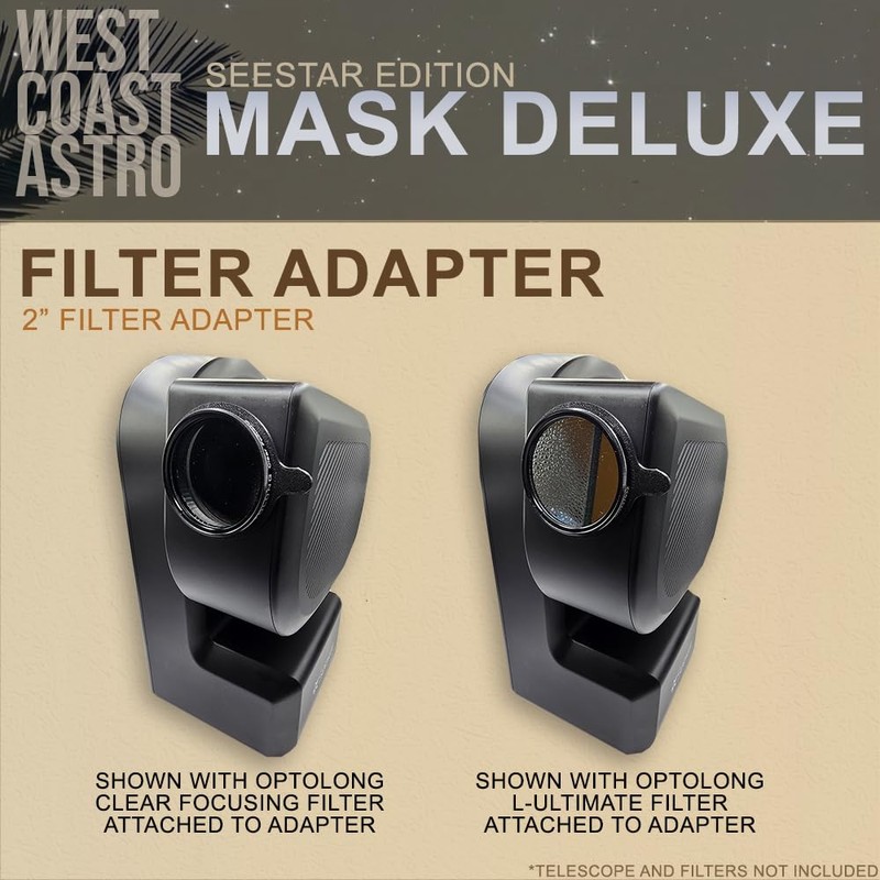 ZWO Seestar S50 - MASK PRO Extreme Bundle (Bahtinov, Diffraction