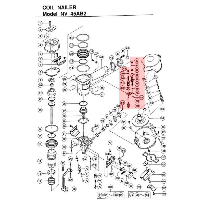 MAXOPS CoFast Plunger and Trigger Valves for Aftermarket Hitachi NV45AB2