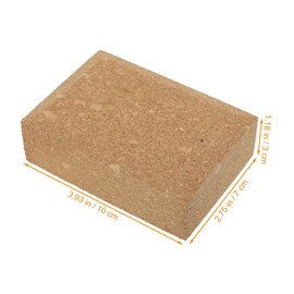 Operitacx Wooden Sandpaper Retainer Sandpaper Sanding Block Cork Backing Board Professional Tool Comfortable to Hold Handle