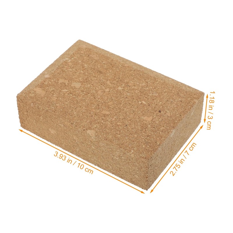 Operitacx Wooden Sandpaper Retainer Sandpaper Sanding Block Cork Backing Board
