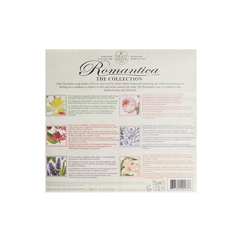 Romantica Floral 6 Soap Gift Set
