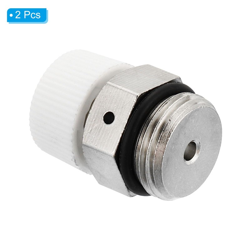 PATIKIL 3/8" BSP Male Thread Manual Radiator Air Vent Valves,