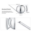 Stainless Steel Watering Can 1000mL Long Mouth Round Sprinkling Pot