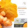 Mc Life 2 Piezas Jabón ácido Kójico, Retinol, Colágeno, Curcuma