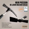 Picard 0027700 600 g Berlin Pattern Masons Hammer - Black/Silver