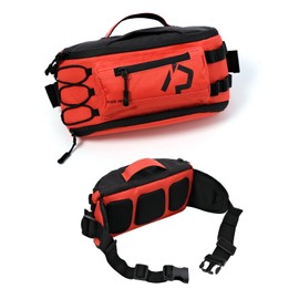 RIDEIRON Bum Bag Hip Bag Men Women Small Belt Bag Sports Bum Hip Bag Outdoor Travel Motorcycling Mountaineering Dog Training Orange