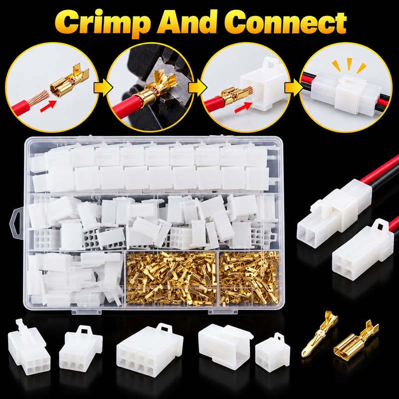 2.8mm Automotive Electrical Connector Kit – 2, 3, 4, 6