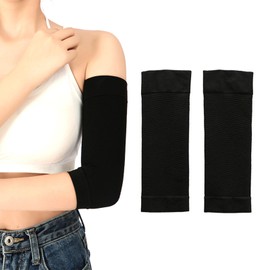 BRIIKPP Upper Arm Shaper, Compression, Tightening, Black, For Left & Right Swelling, Thin, Pack of 2