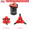 BILITOOLS Oil Filter Removal Tool, Universal Oil Filter Wrench Set