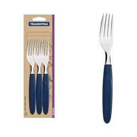 Tramontina Set Forchette Tavola Colore blu Ipanema 3 Pezzi
