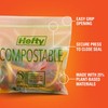 Hefty® Compostable Press-To-Close​ Sandwich 50 Count