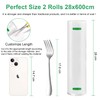 Gokilife Vacuum Sealer Bags Rolls - 2 Rolls 28 x