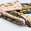 loco animo Pouch, Double Zipper, Strap, Lightweight, Cute, Animal Pattern,