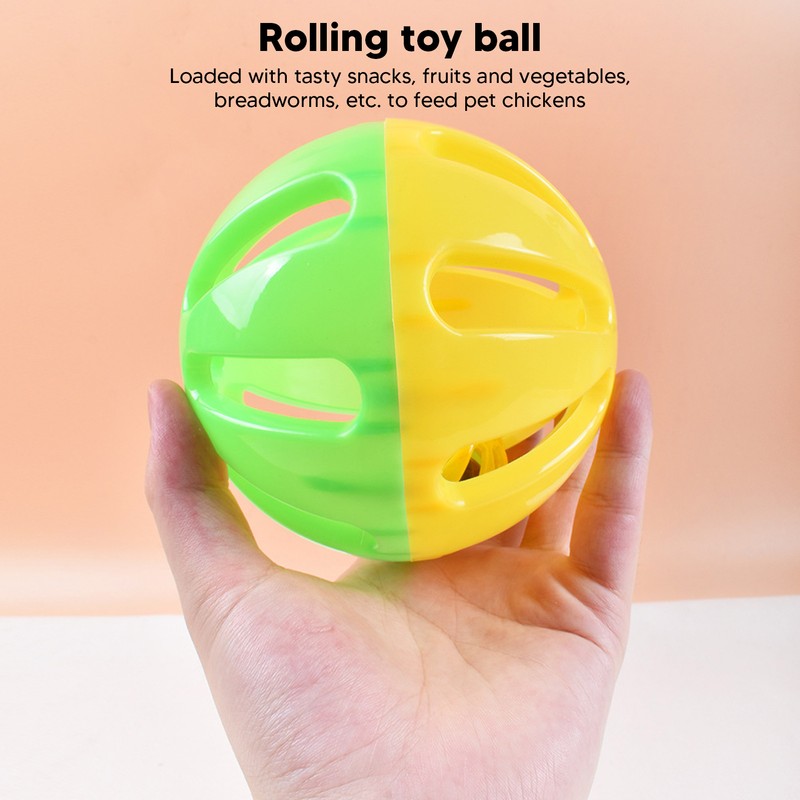Chicken Ball Toy Slow Feeding Safe Odorless Interesting Fruit Vegetable