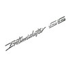2Pcs Intimidator SS Emblems 3D Domed Badge Truck Decal Sticker