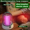 Bug Zapper, Outdoor Indoor Electric Mosquito Zapper, Portable Rechargeable Bug