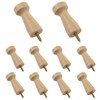 Wantane Screw-On Solid Wood Hook Wooden Coat Hook Coat and
