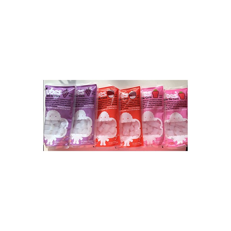 Jubes Nata De Coco Pack of 6 (Assorted Combo)