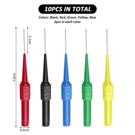 10 pieces multimeter probe, tools to support car maintenance aid, voltage measuring tools, multimeter accessories.