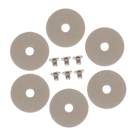 FRCOLOR 1 Set Flute Replacement Gasket and Screw Flute Repair Kit with Stainless Steel Washers Easy Installation for Musicians