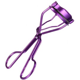 Exeton Eyelash Curler Applicators Non-Slip Ring Handle Professional Beauty Tools (Black)